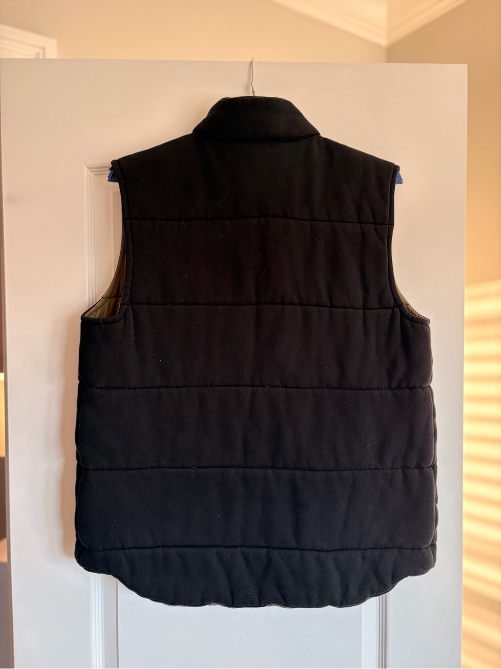 Polo Ralph Lauren Men’s Black Quilted Puffer Vest Red Pony Size M - Picture 4 of 5
